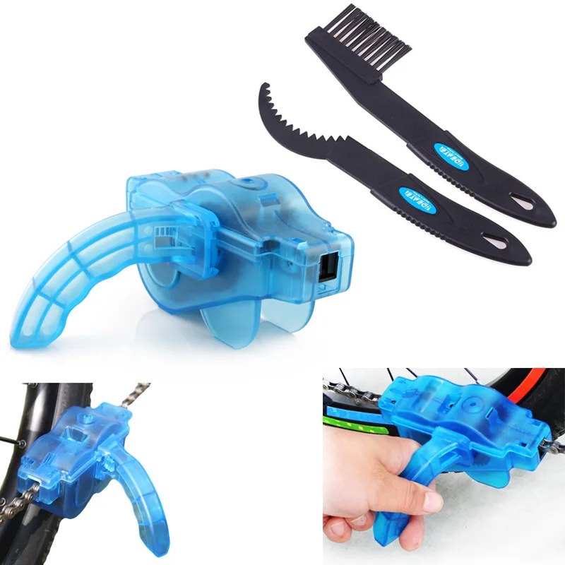 New Style High Quality Convenient Portable Cycling Bike Bicycle 3D Chain Cleaner Machine Brushes Scrubber Quick Clean Tool#8011