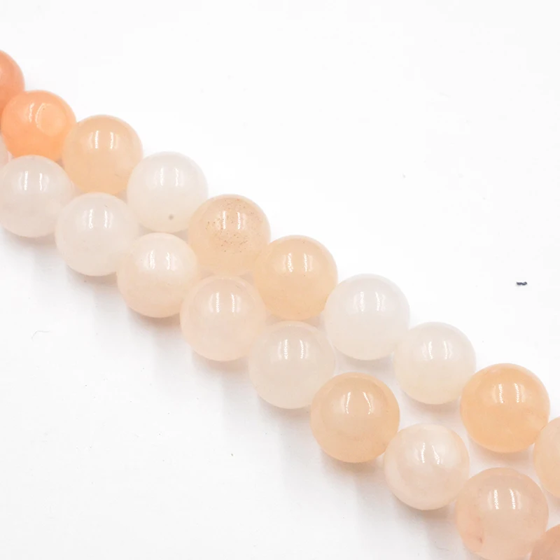 

Natural Stone Light Pink Aventurine Beads Smoot Loose Beads for Jewelry Making Accessories DIY Fashion Free Shipping 4-12mm