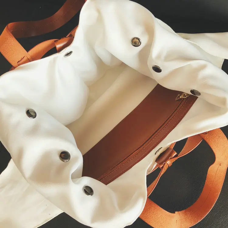 Женская сумка-шоппер GETSRING черная пляжная сумка из искусственной кожи