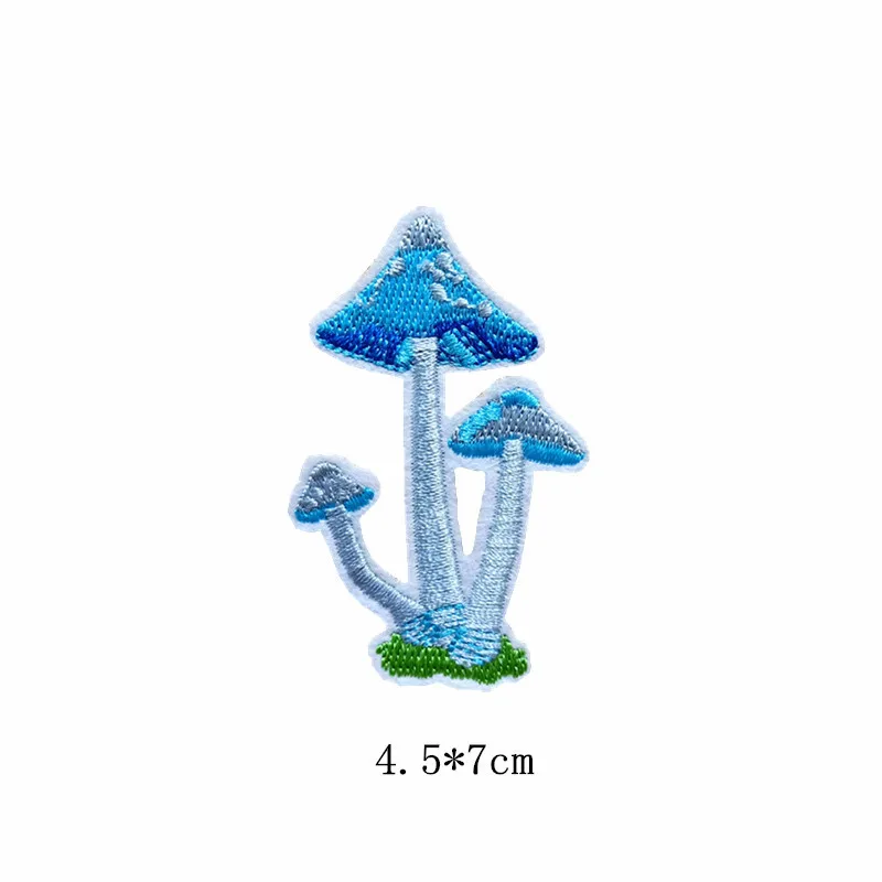 Модные новые наклейки с вышитыми грибами из мультфильма небольшая декоративная