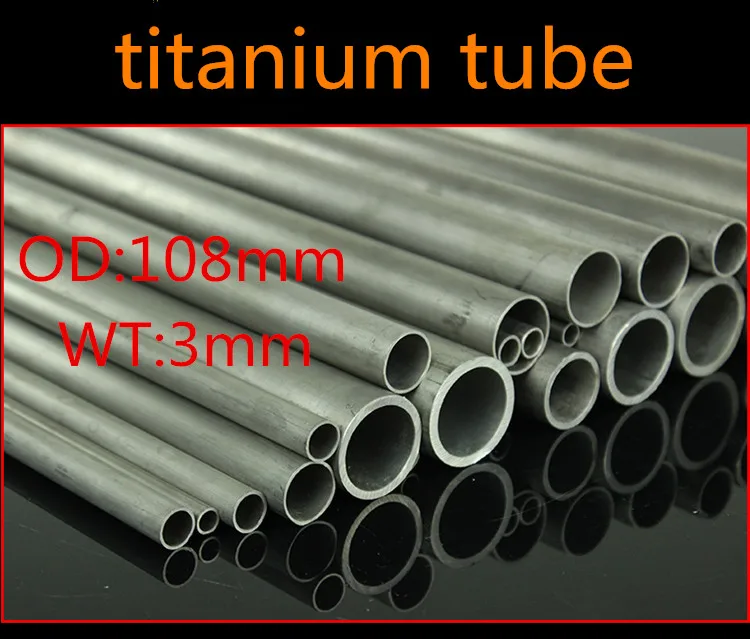 Титановая трубка TA2 108 мм OD 102 ID ASTM GR2 промышленная титановая для модификации