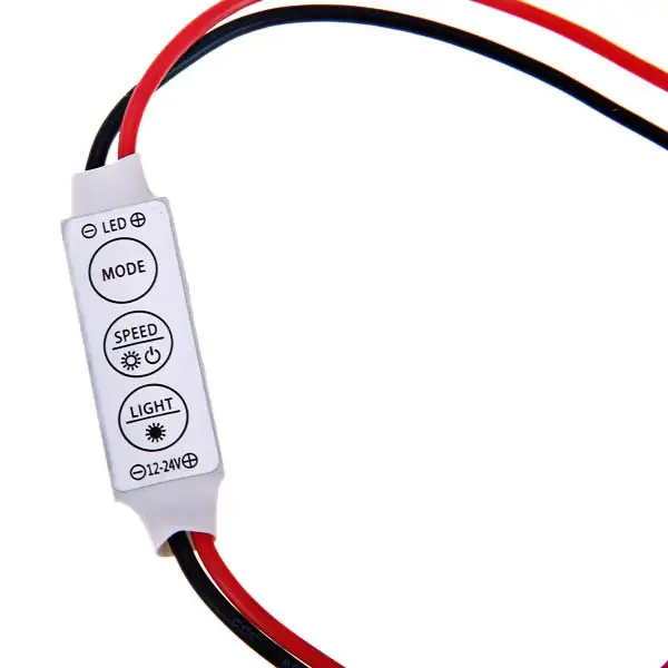 DC12 24V 3 клавиши мини LED диммер контроллер для одного цвета 5050 3528 5630 5730 Светодиодные