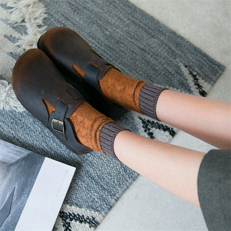 Женские носки [EIOISAPRA] милые длинные однотонные осенне-зимние для женщин