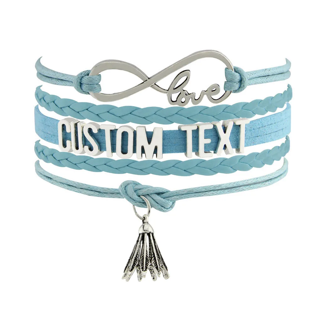 Модные ювелирные изделия на заказ очаровательный браслет подвеска с дизайном