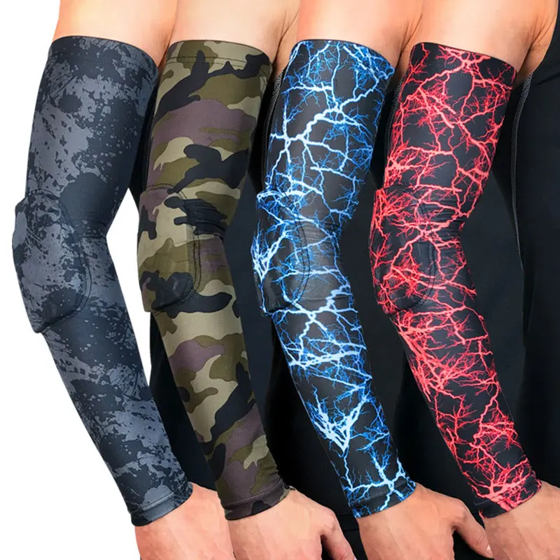 

Aipbunny A Pair Elastic Sport Basketball Volleyball Honeycomb Elbow Pads Protector Support Brace Guard Arm Sleeve Warmer Pad