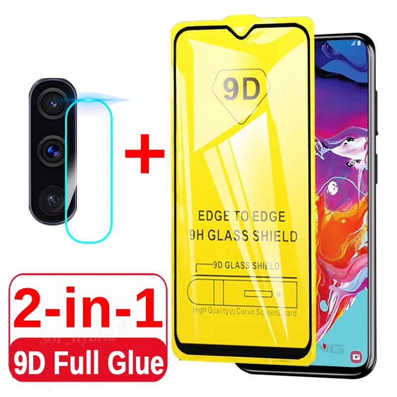 2 в 1 9D закаленное Стекло для samsung Galaxy A70 70 Камера экранный протектор процессором