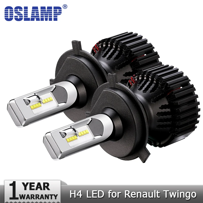 Oslamp H4 Hi lo луч автомобилей светодиодный лампы зэс 60 Вт 8000LM 6500 К авто фары