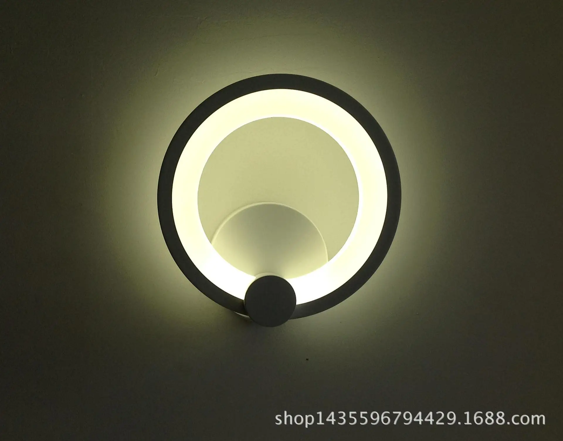 Новый 12/16 Вт LED Алюминий стены акриловая отель проект Задний план настенный
