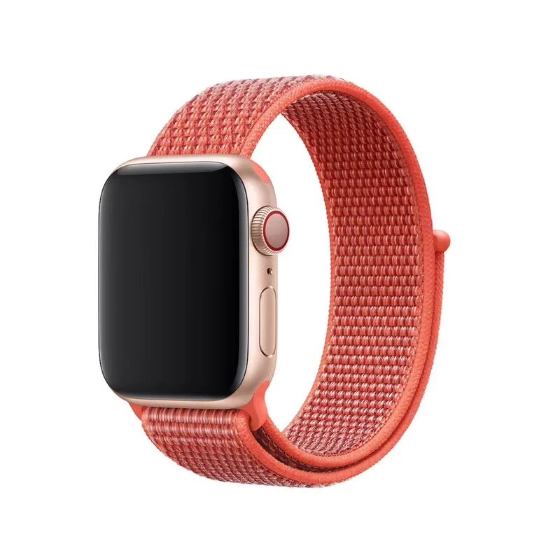 Светоотражающая Спортивная Петля из нейлона для Apple Watch Nike Series 4 40 мм 44 мм ремешок для часов iWatch 38 мм 42 мм серии 2 3 4