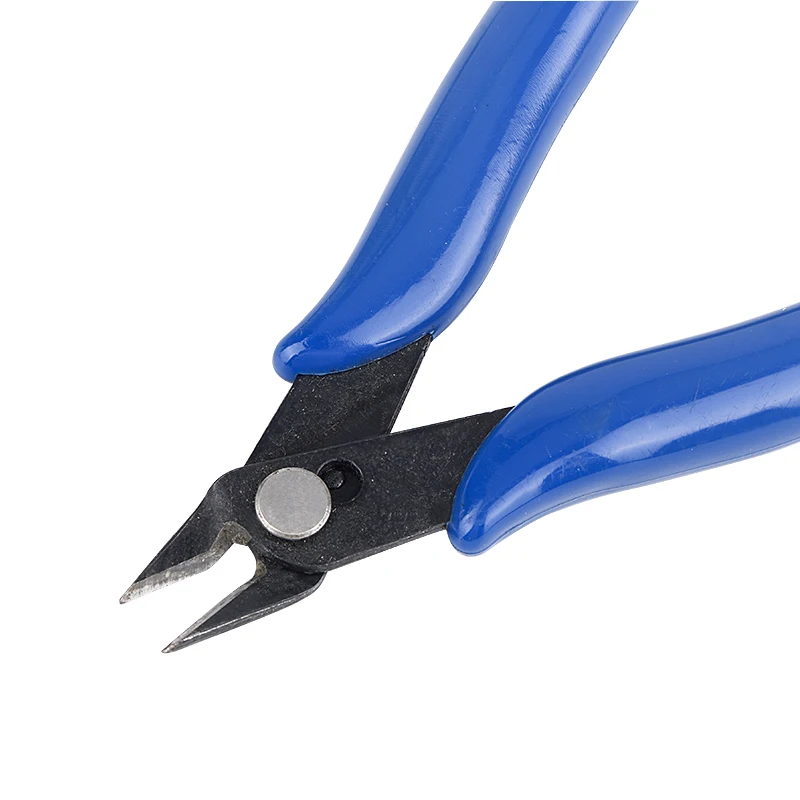 JCD Electrical Wire Cable Cutters Cutting Side Snips Flush Pliers Nipper Anti-slip Rubber Mini Diagonal black Pliers Hand Tools