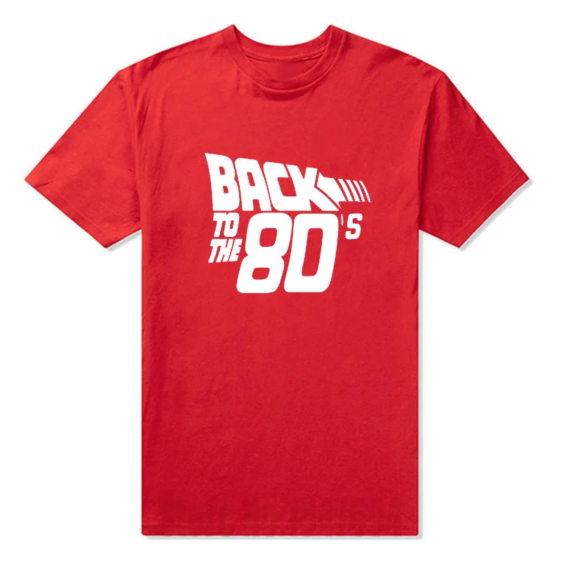 Обратно в 80 х Забавный Ретро Футболки Мода Персонализированные Пользовательские