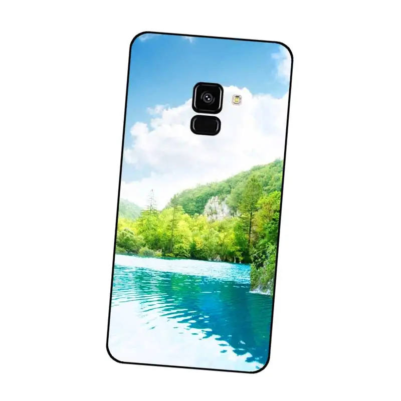N265 красивые пейзажи Черный силиконовый чехол для Samsung Galaxy J2 J3 J4 J5 J6 J7 J8 Pro Plus Prime 2018