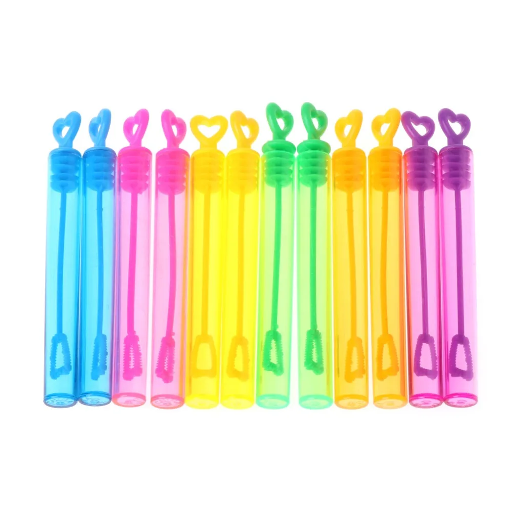 Free Shipping 12pcs Heart Soap Bubble Bottles Toys Children Kids Outdoor Home Decor Toy|Мыльные пузыри| |