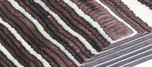Brown white 2pcs 2 шт нож ручка материал деревянная ручка Весы ламинированный цветной деревянный нож DIY Изготовление 120x40x10 мм - Цвет: Brown white 2pcs
