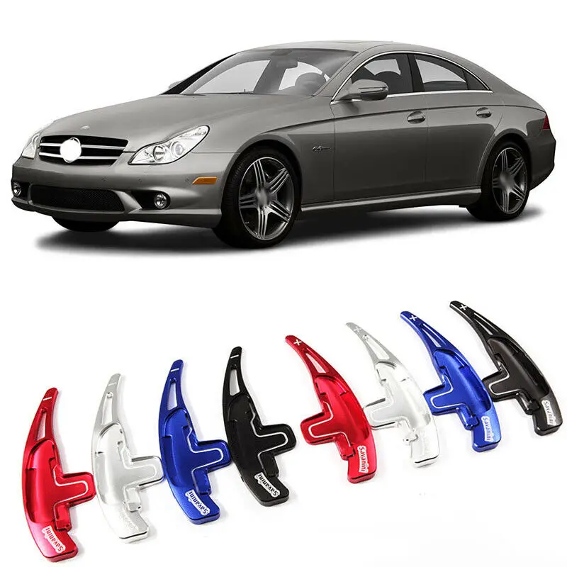 

Savanini Alloy Add-On Steering Wheel DSG Paddle Shifters Extension For Mercedes Benz CLS63 AMG 2008-2013