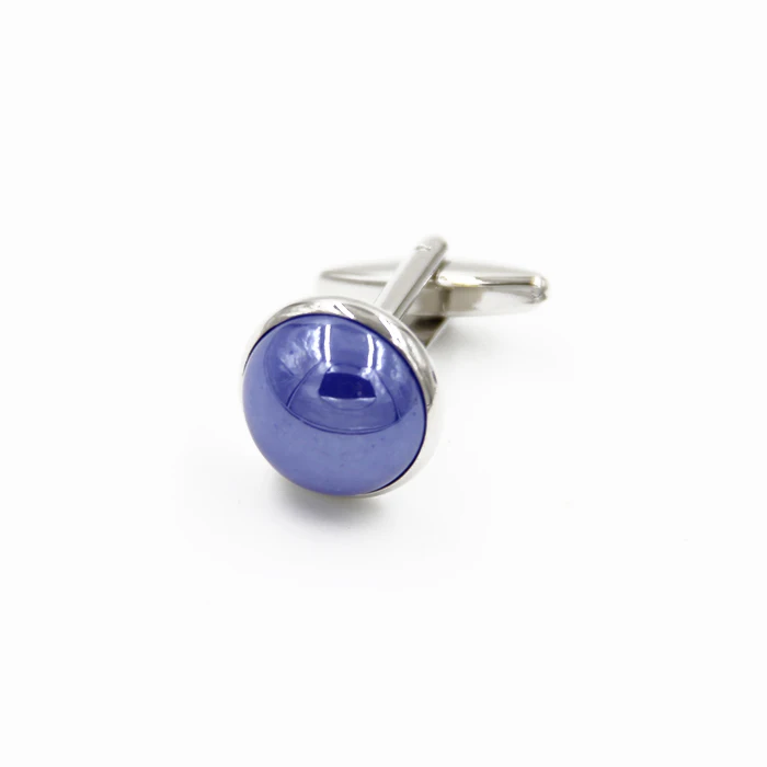 Hot Promotions simple solid color high-grade round French cufflinks Two colors for men and women Cufflinks | Украшения и