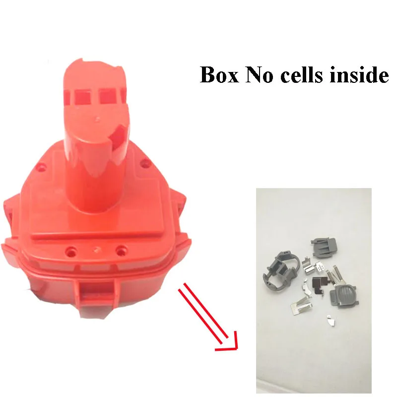Чехол аккумуляторной батареи для Makita 12v Ni-MH NI-CD пластиковый корпус(коробка без ячеек внутри