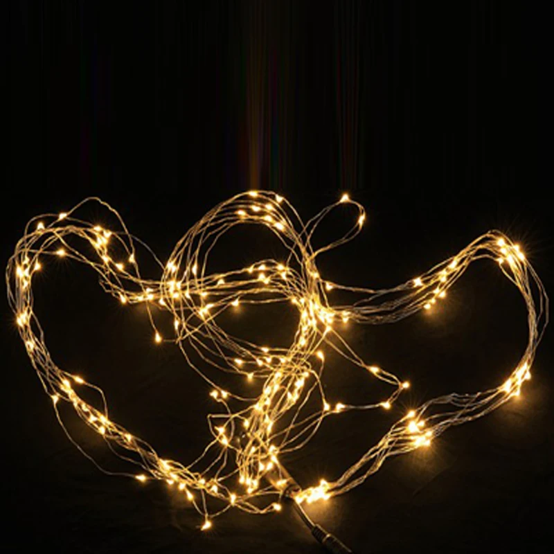 12M 100 LED Lights Solar Copper Wire String Light Home Outdoor Powered Fairy Christmas Party Decor | Освещение