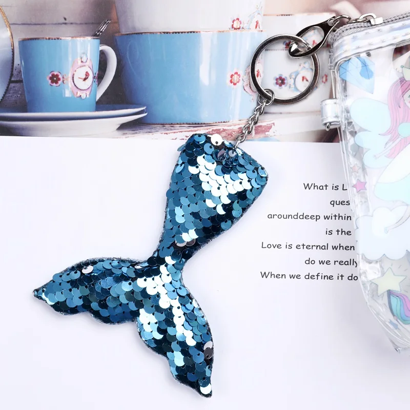 1 шт. хвостовые Детские брелки с блестками декоративные подвески женские сумки