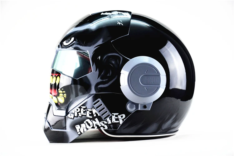 And iron man Personality high-end motorcycle helmet retro the off-road giant ash | Автомобили и мотоциклы