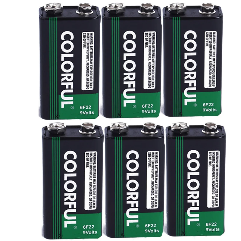Cncool 10 шт. 9В 6F22 сухая батарея для цифровой камеры радиоуправляемая игрушка