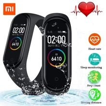 Original Xiaomi Mi Band 4 Smart Wristband 3 Color AMOLED Screen Mi Band 4 Global version Heart Rate Fitness Music Bracelet