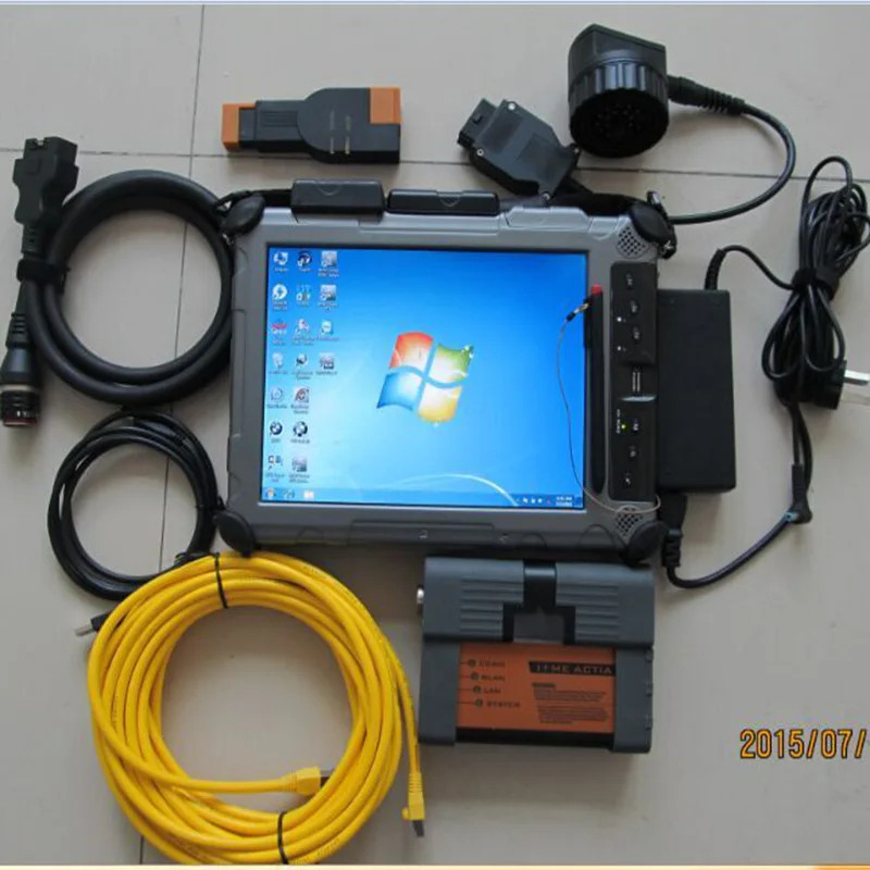 Профессиональный автоматический сканер для bmw icom a2 b c 3 в 1 + планшет xplore ix104 c5 (i7 4g)