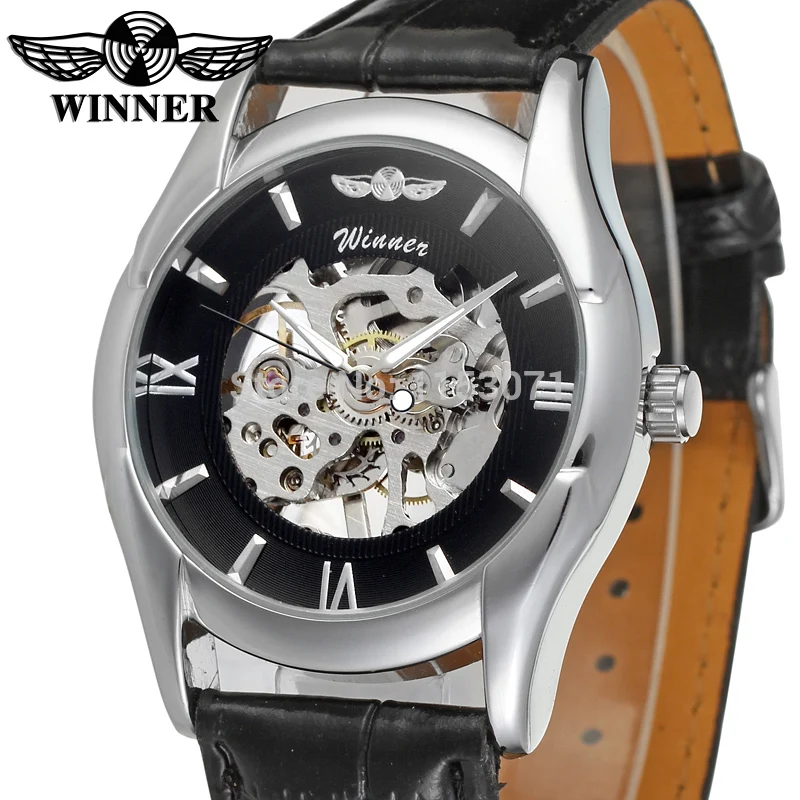 WRG8050M3S1 последняя Механические Мужские часы скелетоны с подарочной коробке