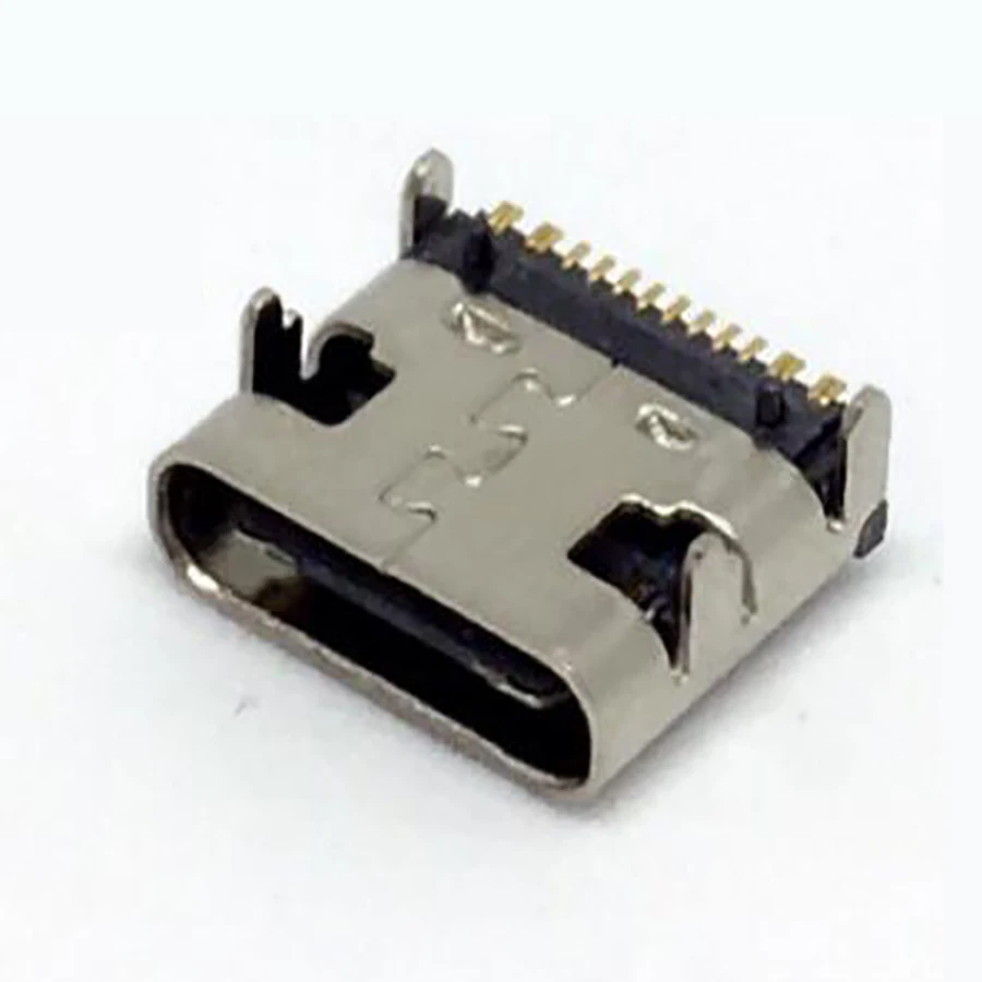 EClyxun 2 шт. USB 3. 0 Type-C 16-контактный Женский Разъем для детской розетки зарядного