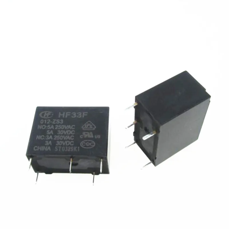 NEW relay HF33F-012-ZS3 JZC-33F-012-ZS3 HF33F 012-ZS3 JZC-33F 12VDC DC12V 12V 3A 250VAC 5PIN | Обустройство дома