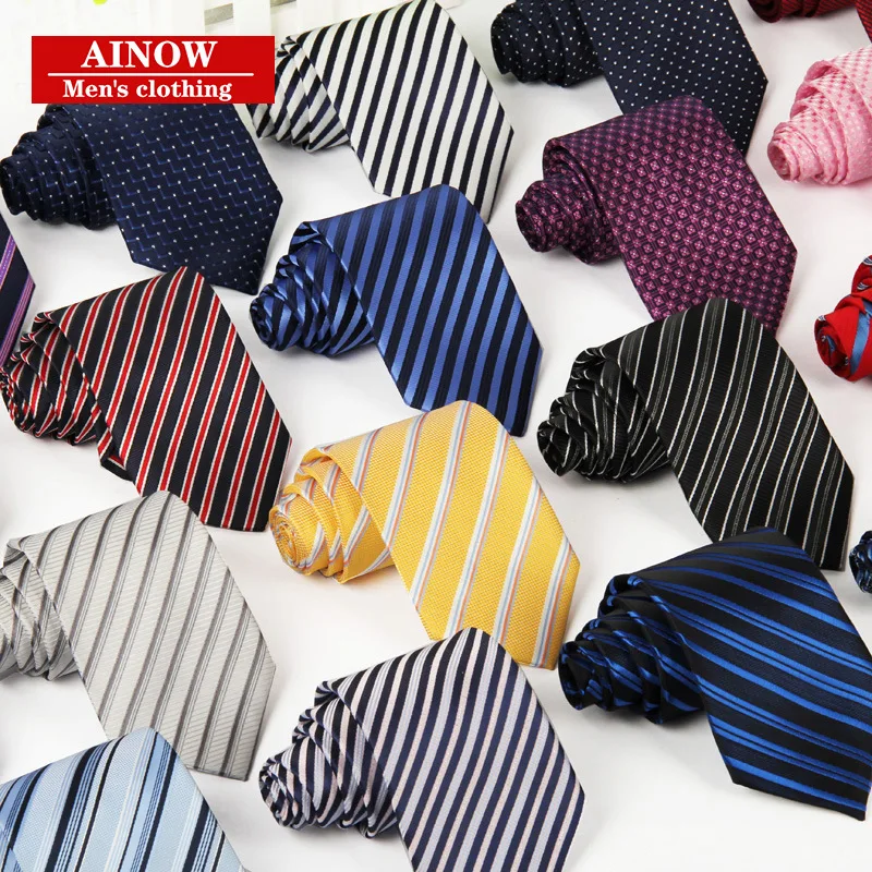 

new fashion designer high quality Men's business casual neckties 8cm polyester silk jacquard striped tie 210pcs/lot fedex