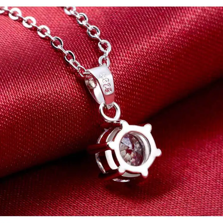 Рождественские ожерелья и подвески из стерлингового серебра 925 пробы с цепочкой