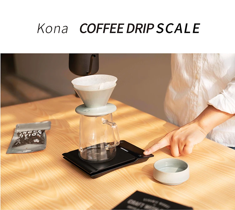 CAFEDE KONA цифровой Кухня весы кг/3 кг/0,1 г Электронные весы с таймером Кофе капельного весы бытовой светодиодный