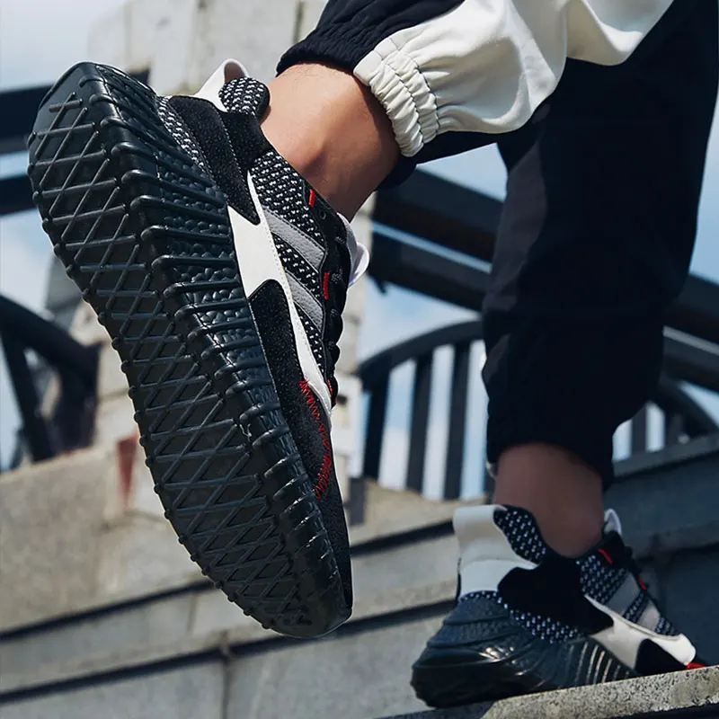 Мужские дышащие кроссовки для бега мужские на шнуровке спортивные мужская