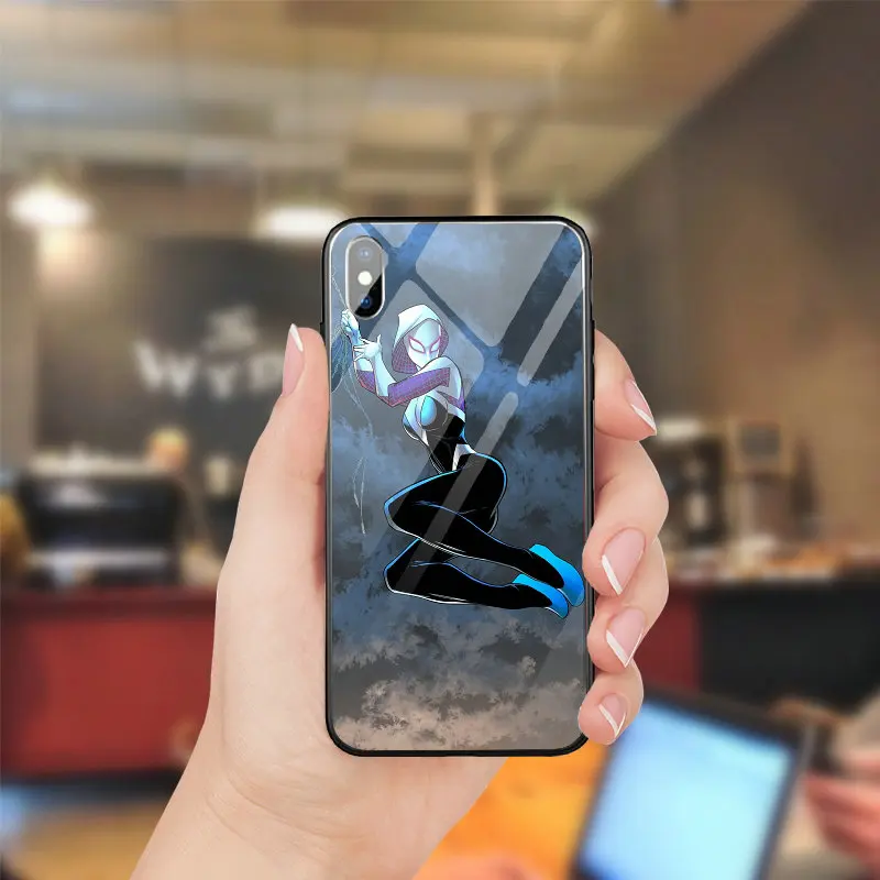 Модные Гвен Стейси Паук девушка для Iphone 5 5s SE 6 S 7 8 Plus X XR XS Max сумки Тоторо