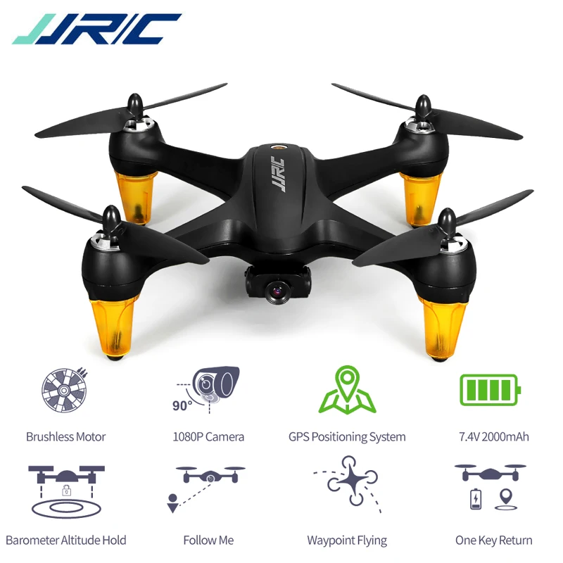 JJRC X3P бесщеточный двигатель GPS Квадрокоптер Дрон с 1080P камерой FPV Вертолет игрушки