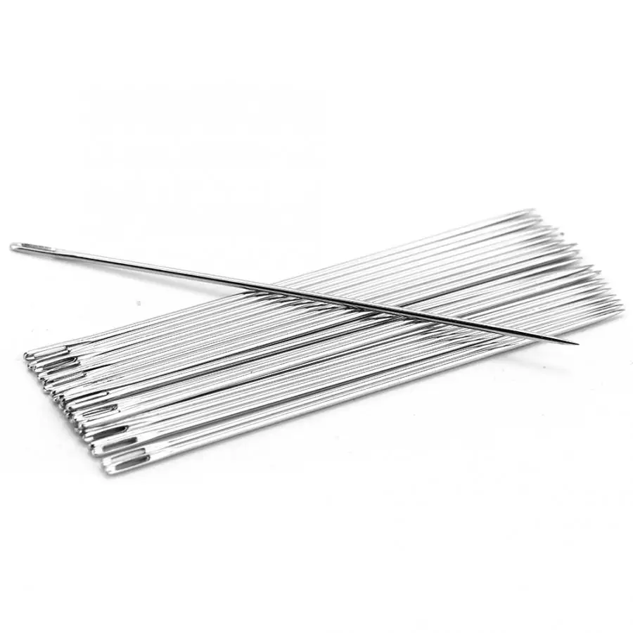 25Pcs Practical Metal Jewelry Processing Tool Threading String Beading Repairing Making Needle Accessories for Jeweler l | Украшения и