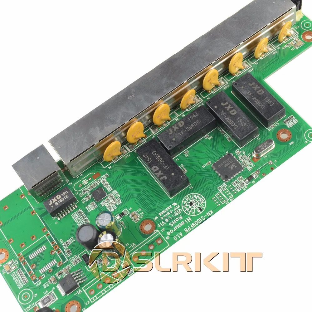 DSLRKIT 9 портов 8 PoE Инжектор Power Over Ethernet коммутатор 48 в 120 Вт|ethernet switch|switch ethernet8 poe |