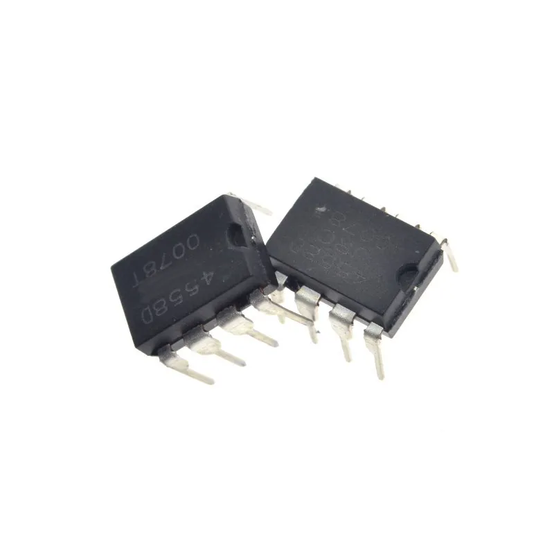 Оригинальный и новый интегрированный IC-чип JRC4558 4558 4558D DIP-8 Двойной рабочий