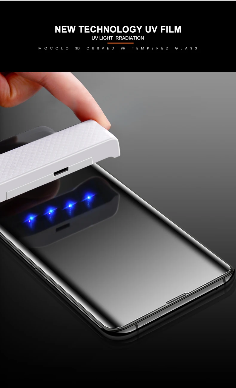 MOCOLO для samsung Galaxy S10, 5G, S10 Plus, 3D, изогнутый, полное покрытие, УФ-светильник, защита экрана из закаленного стекла