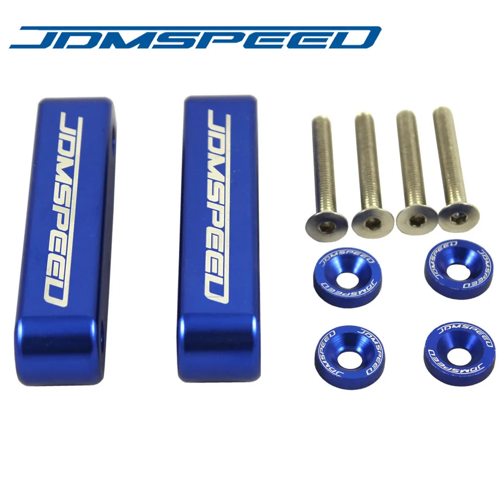 JDMSPEED BLUE BILLET HOOD RISERS SPACERS FOR HONDA CIVIC 1988-2000 EF EG EK | Автомобили и мотоциклы