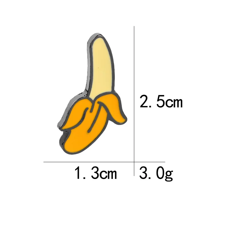 Эмалированная брошь в виде банана персика авокадо арбуза 5 шт. | Украшения и