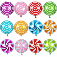 2pcs colorful candy foil balloons lollipop helium air balls happy birthday baby decorations wedding ballons party supplies