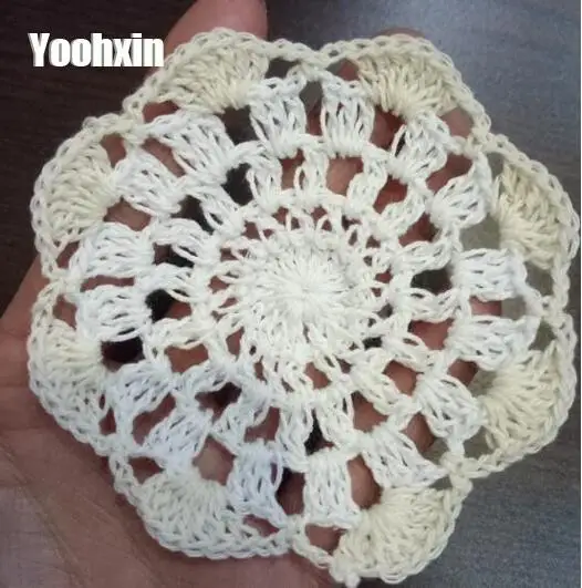 2019 современный кружева крючком хлопка настольная салфетка подложка pad скатерть