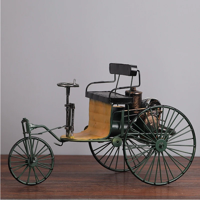 

American country nostalgia vintage car model iron living room coffee bar clothing shop window display props