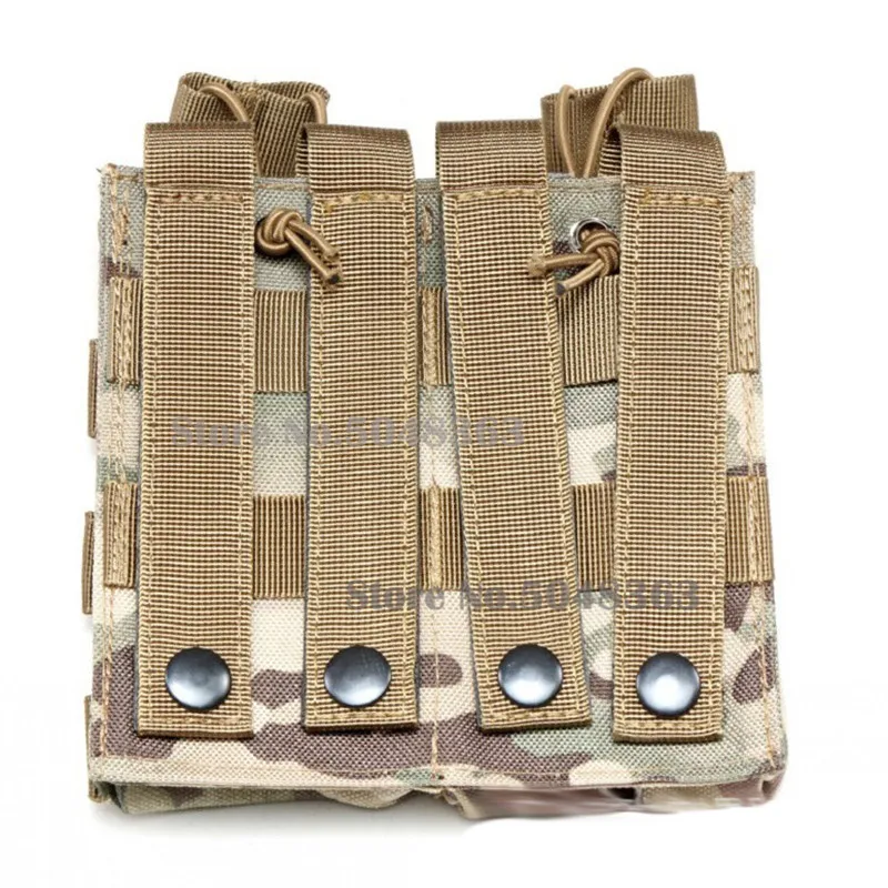 Тактический нейлоновый двойной подсумок для магазинов M4 барсетка Molle Пейнтбол страйкбол сумка для журналов