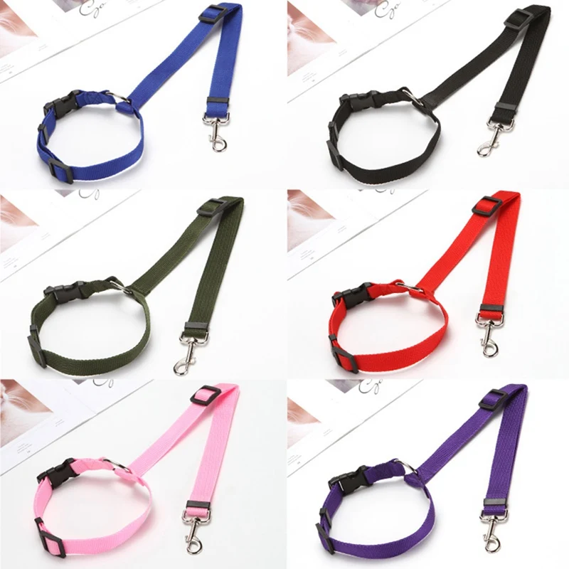 

Dog Cat Pet Seat Belt Harness Leash Safety Adjustable Travel Clip Strap Pet Car Rope Leash Collar Puppy Chien Small Dog Supplies