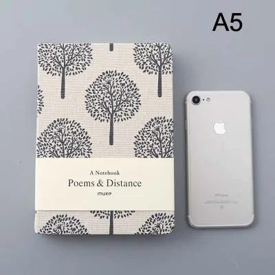 Creative Notebook Stationery Handbook Cloth Cover A5 Blank Horizontal Line Paper Notebook Personal Diary Planner Agenda Journal - Цвет: I