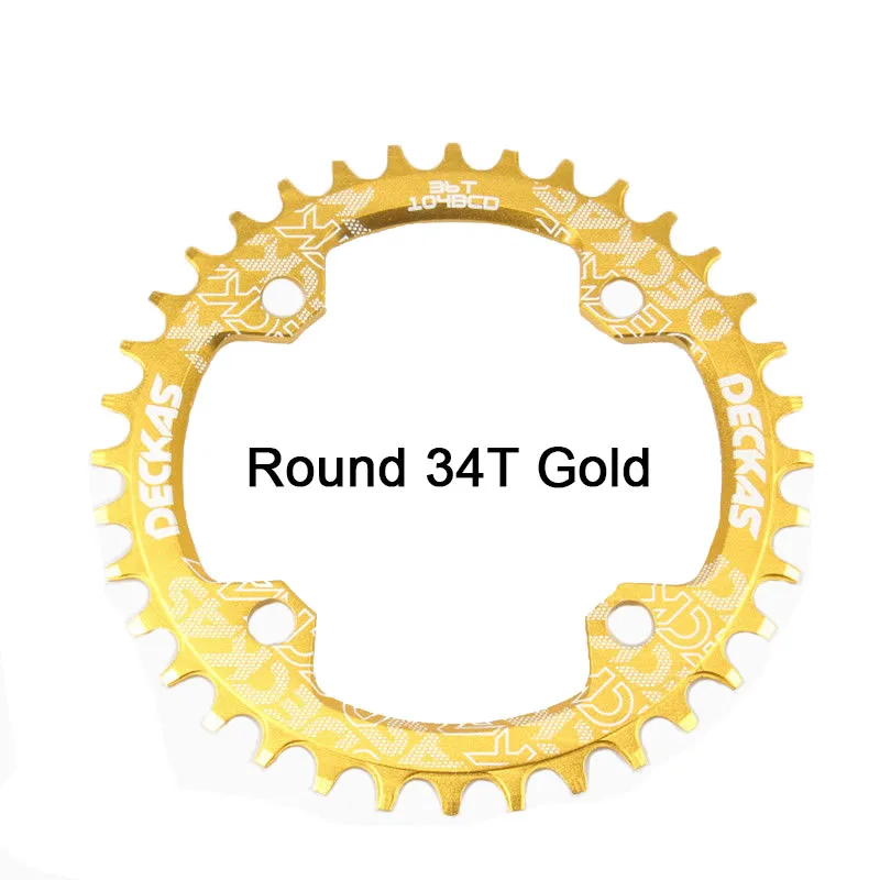 Deckas 104BCD Цепь 32 T/34 T/36 T/38 T MTB велосипедная Звездочка цепь для узкой широкой звездочки система для MTB