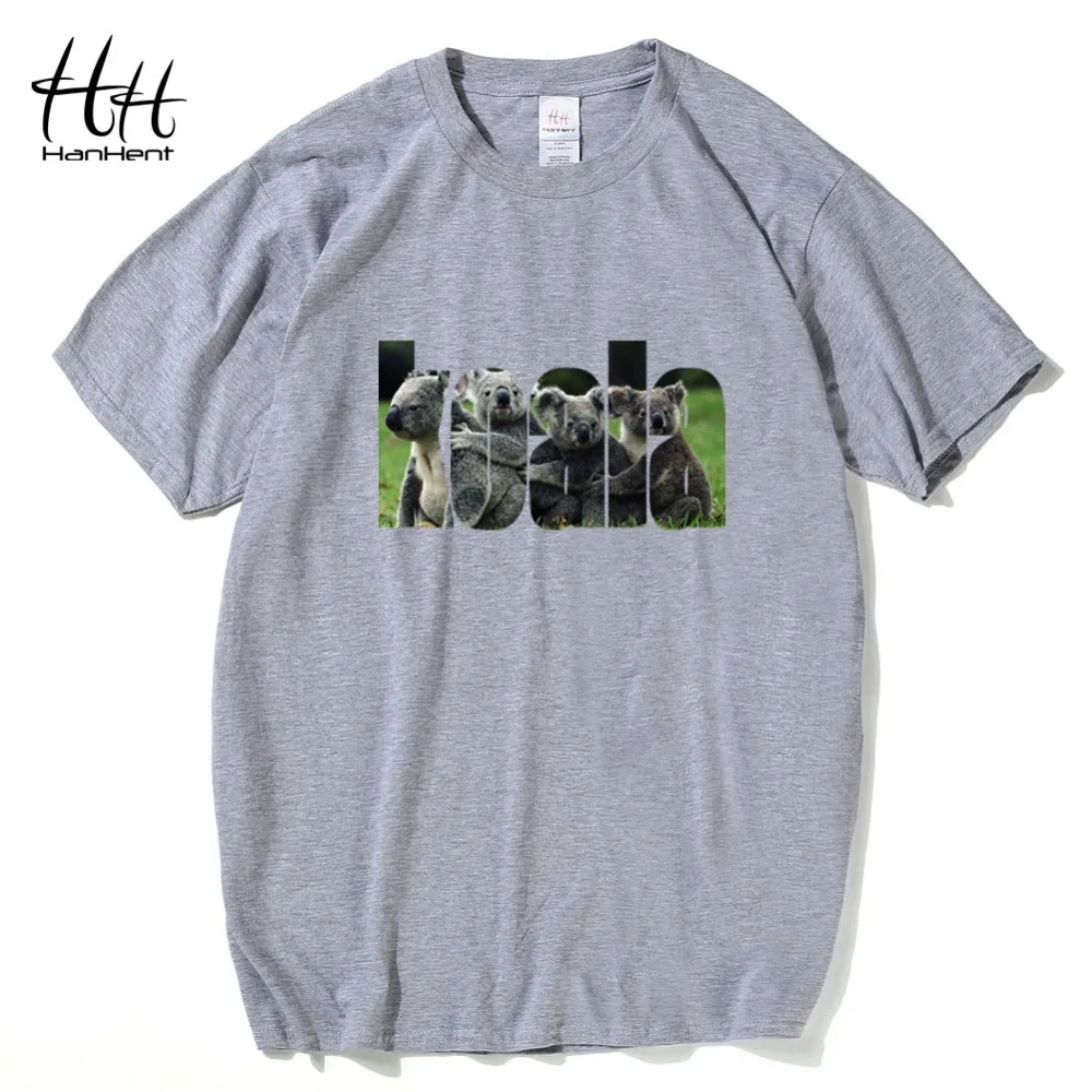 HanHent/уличная одежда футболка с животным принтом Homme Harajuku стильная аниме милые